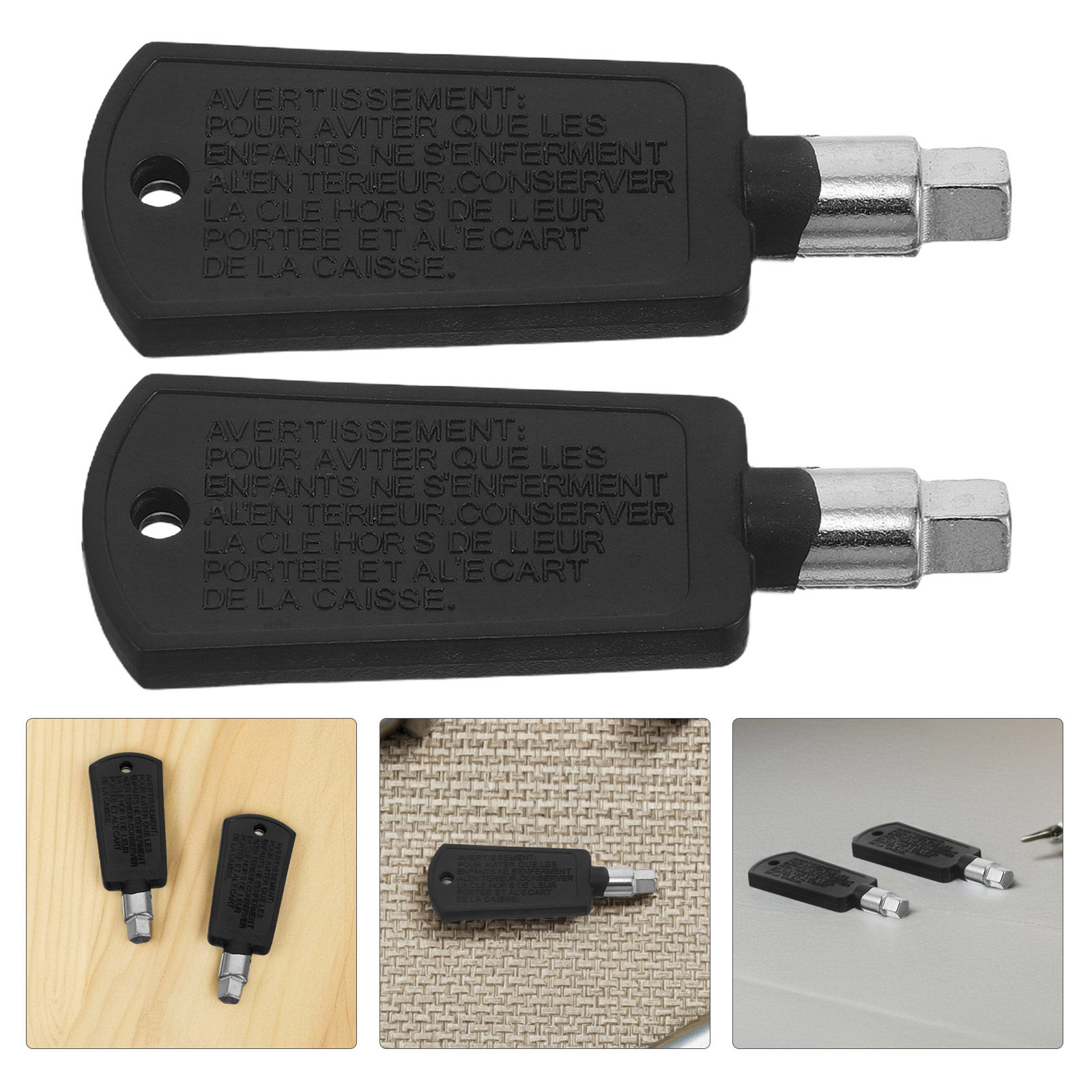 Cabinet Lock Key - 2 Cerraduras con Llave para Puerta