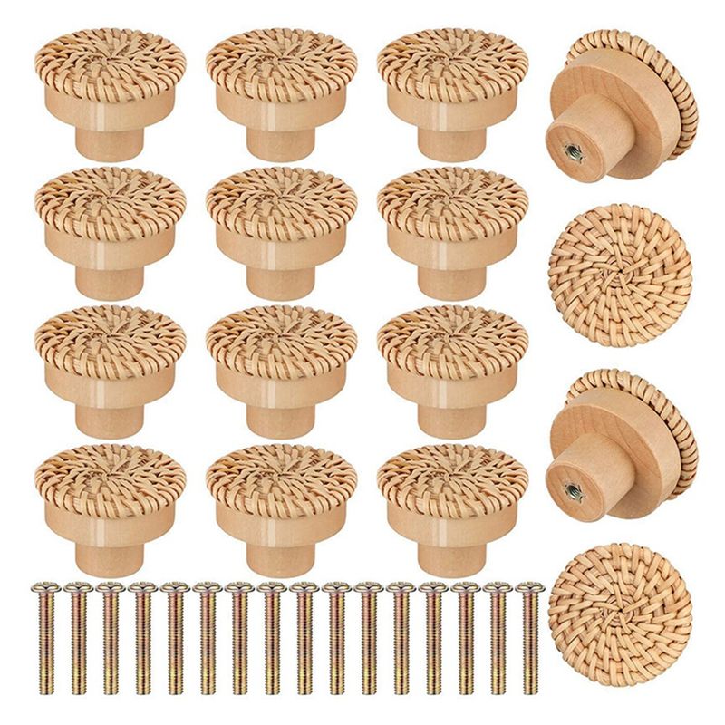 Furniture Hardware Paint - Tiradores de Madera de Haya y