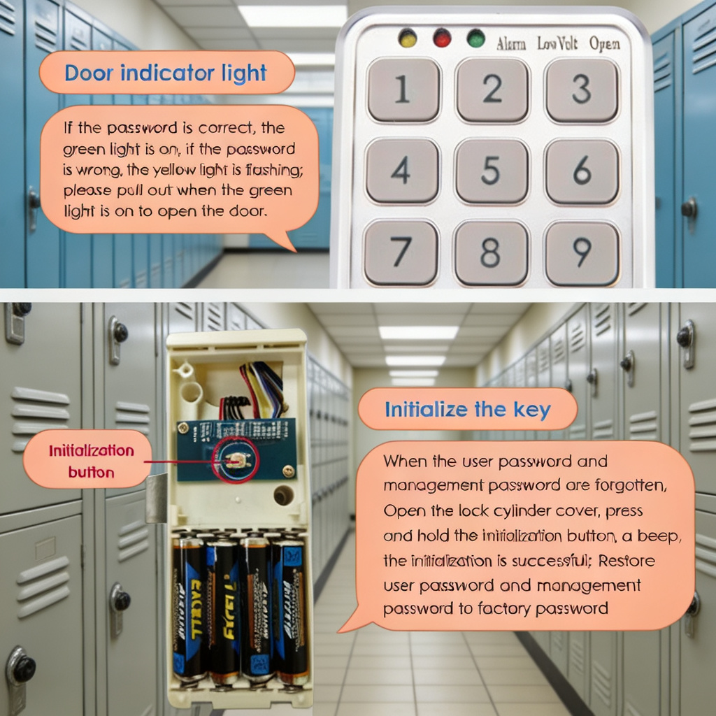 Cabinet Lock Key - Cerradura inteligente con contraseña digital para