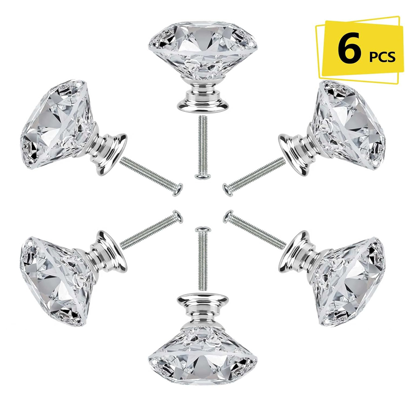 Furniture Hardware Bolts - Juego de 6 Perillas Redondas de