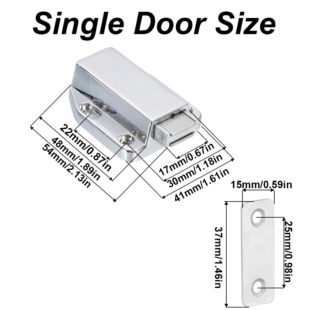 Pestillos magnéticos para gabi - Furniture Hardware Latch reseña y precio