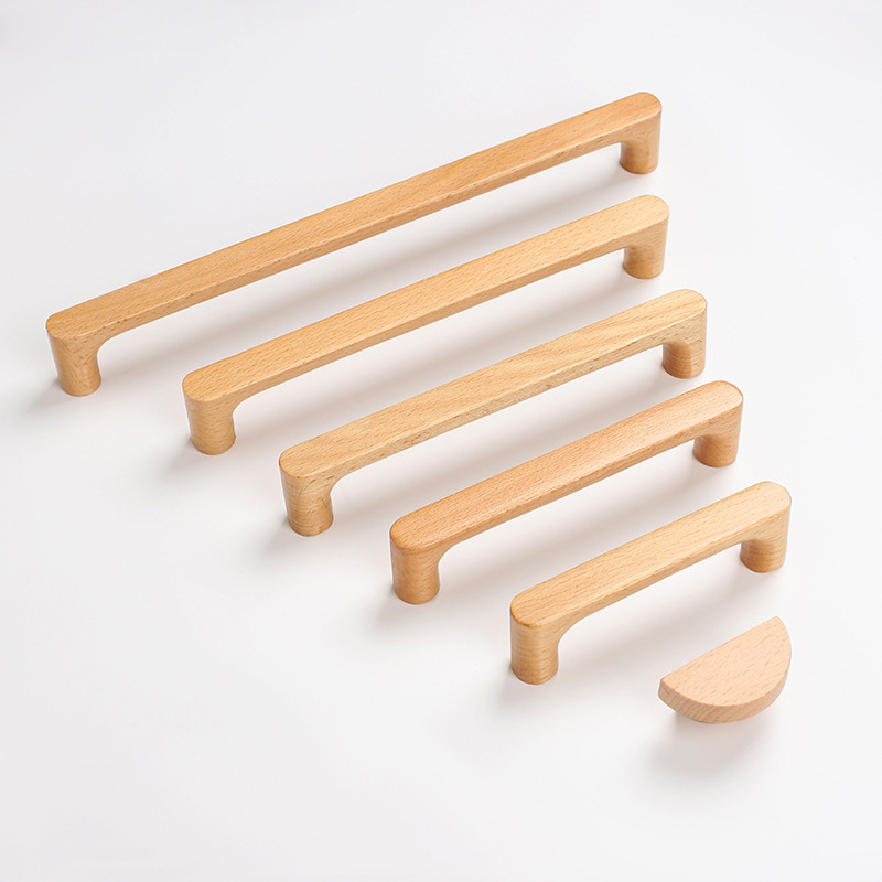 Tiradores Nórdicos de Madera d - Furniture Hardware Nut reseña y precio