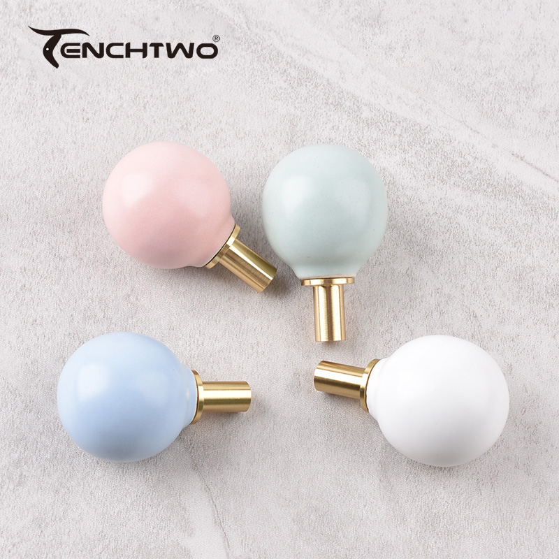 Ganchos de cerámica redondos,  - Furniture Hardware Products reseña y precio