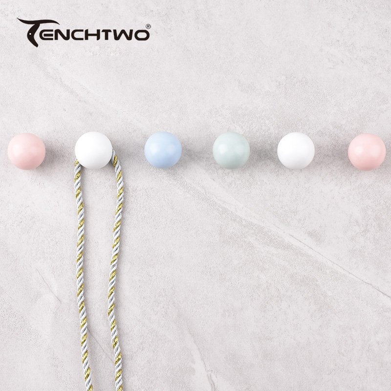 Ganchos de cerámica redondos,  - Furniture Hardware Products reseña y precio