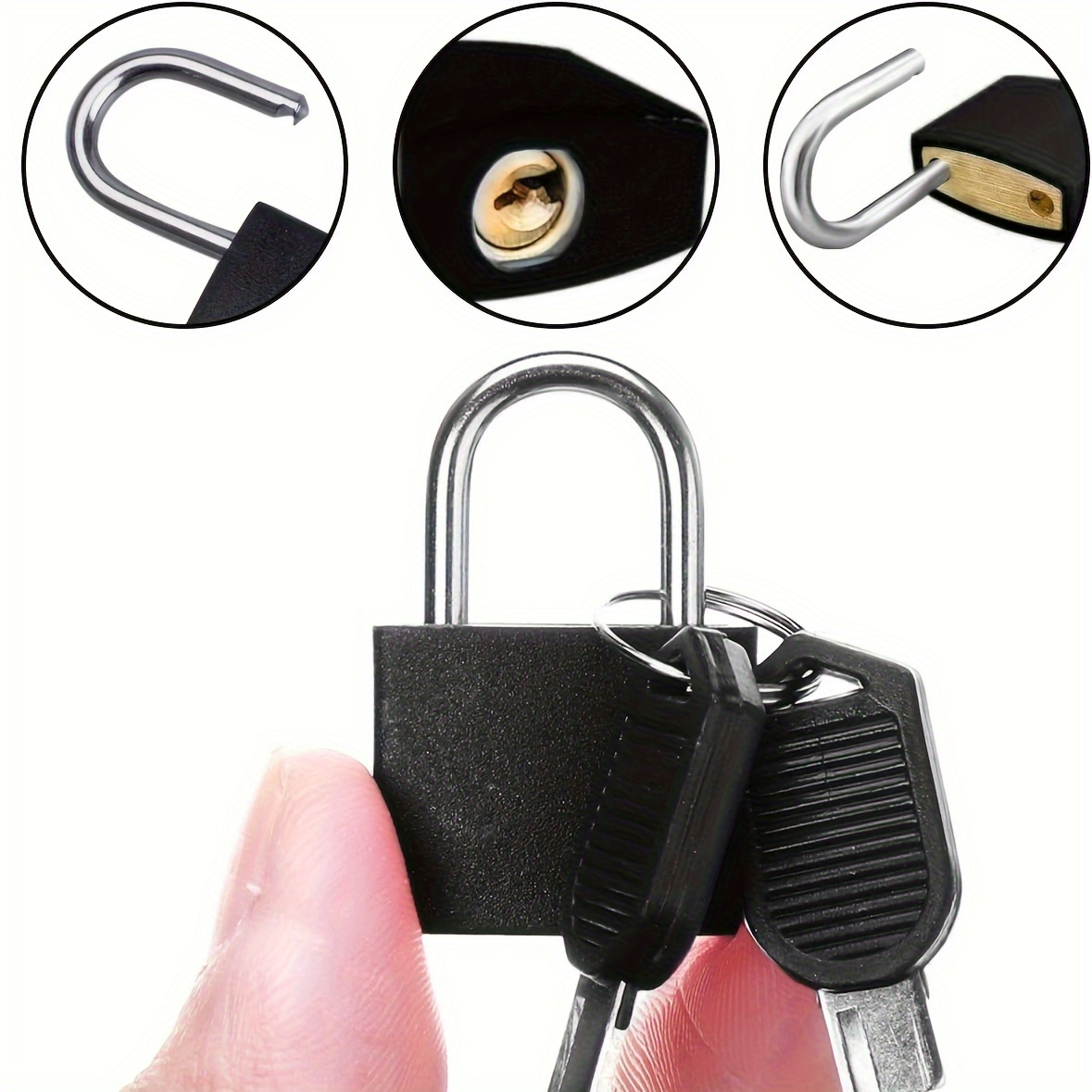 Mini candado colorido con 2 ll - Cabinet Lock Key reseña y precio