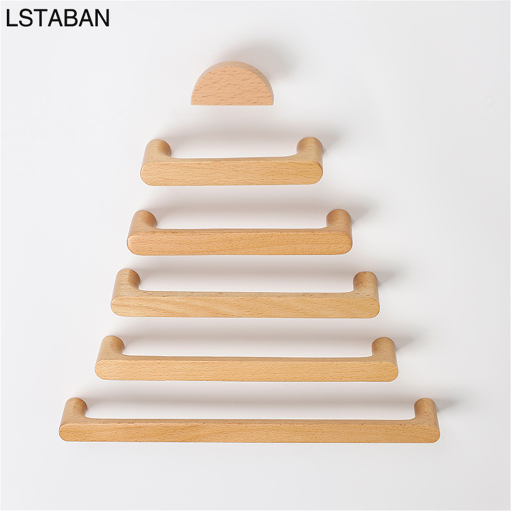 Tiradores de madera nórdica pa - Furniture Hardware Nut reseña y precio