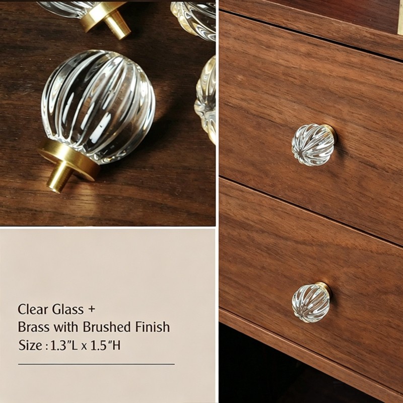 LLCS-Glass Tiradores de latón  - Furniture Hardware Paint reseña y precio