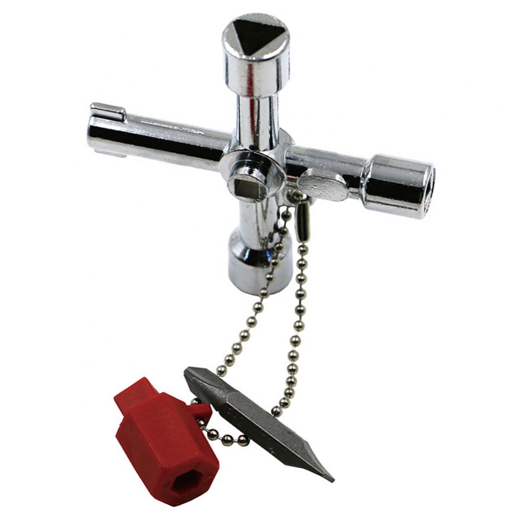 Llave cruzada multifuncional 4 - Cabinet Lock Key reseña y precio