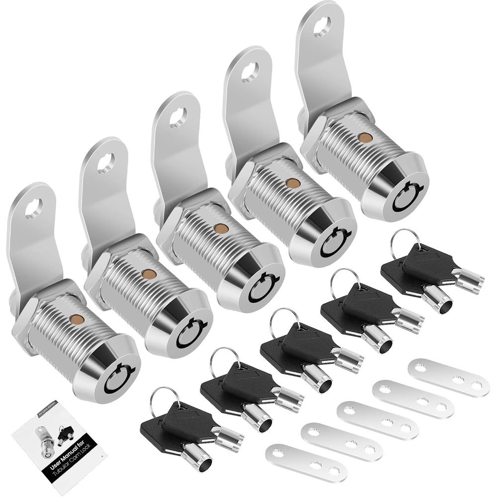 Paquete de 5 cerraduras para g - Cabinet Lock Key reseña y precio