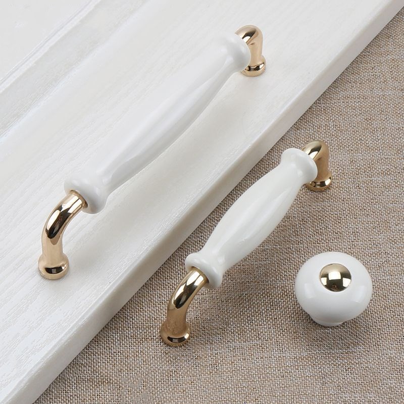 Manijas de Cerámica Blancas pa - Furniture Hardware Nut reseña y precio