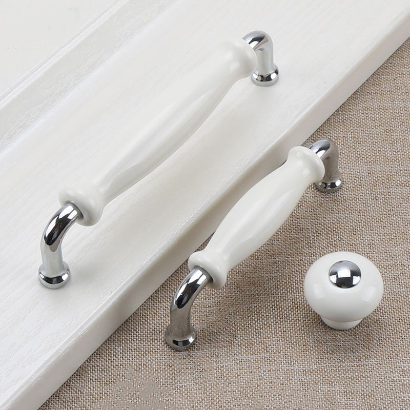 Manijas de Cerámica Blancas pa - Furniture Hardware Nut reseña y precio