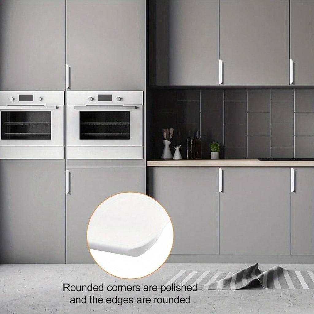 Paquete de 8 tiradores de dedo - Furniture Hardware Nut reseña y precio