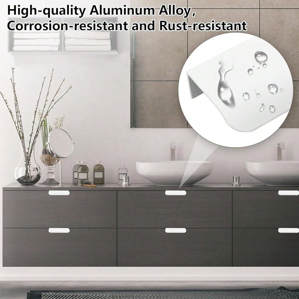 Paquete de 8 tiradores de dedo - Furniture Hardware Nut reseña y precio