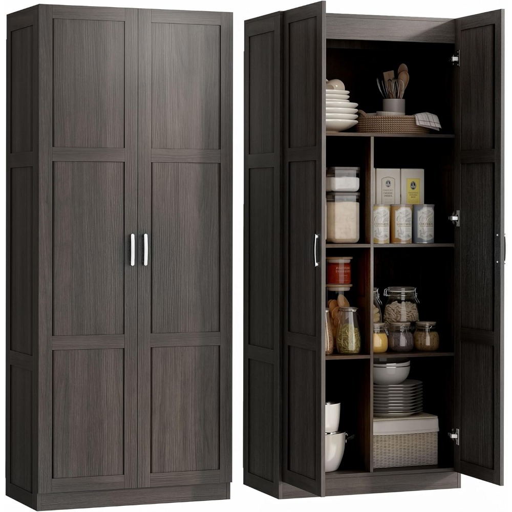 HOMCOM Armario de Cocina Alto  - Soft Close Hinge reseña y precio