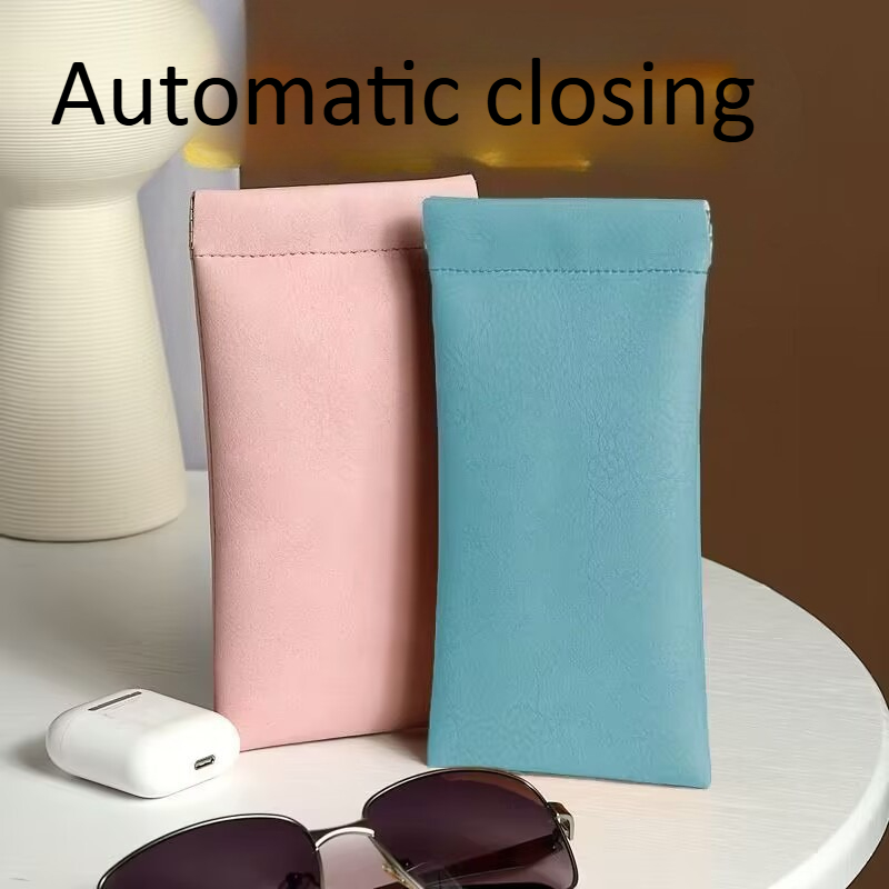 Estuche de cuero para gafas Un - Soft Close Hinge reseña y precio