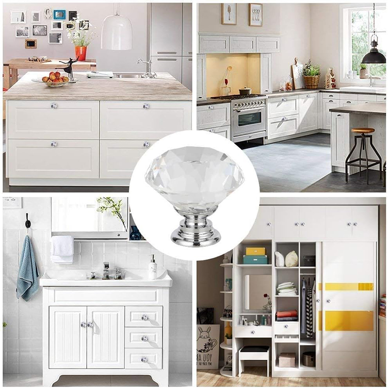 Juego de 6 Perillas Redondas d - Furniture Hardware Bolts reseña y precio