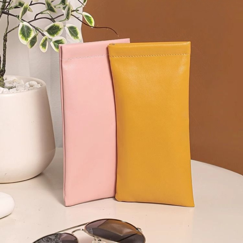 Estuche de cuero para gafas Un - Soft Close Hinge reseña y precio